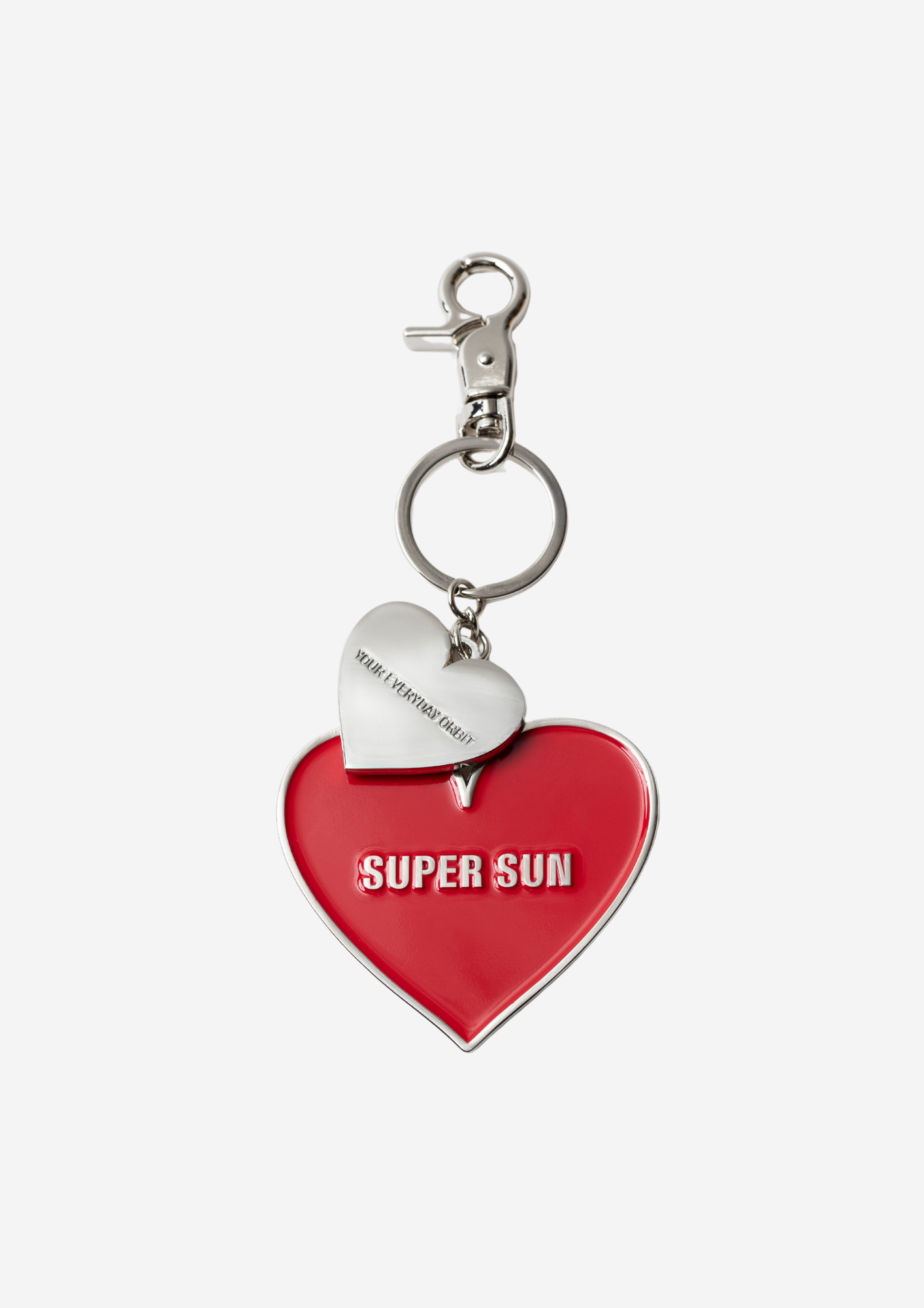 SUPER SUN HEART KEYCHAIN